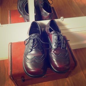 Dansko Folly Oxblood Lace-up Oxford shoes